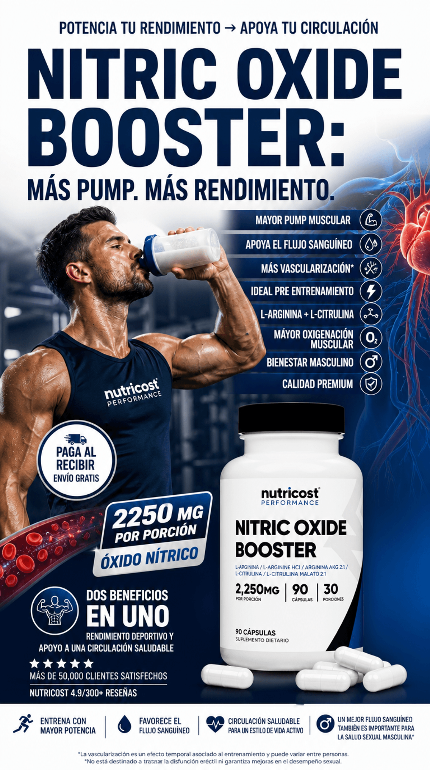 NUTRICOST OXIDO NITRICO