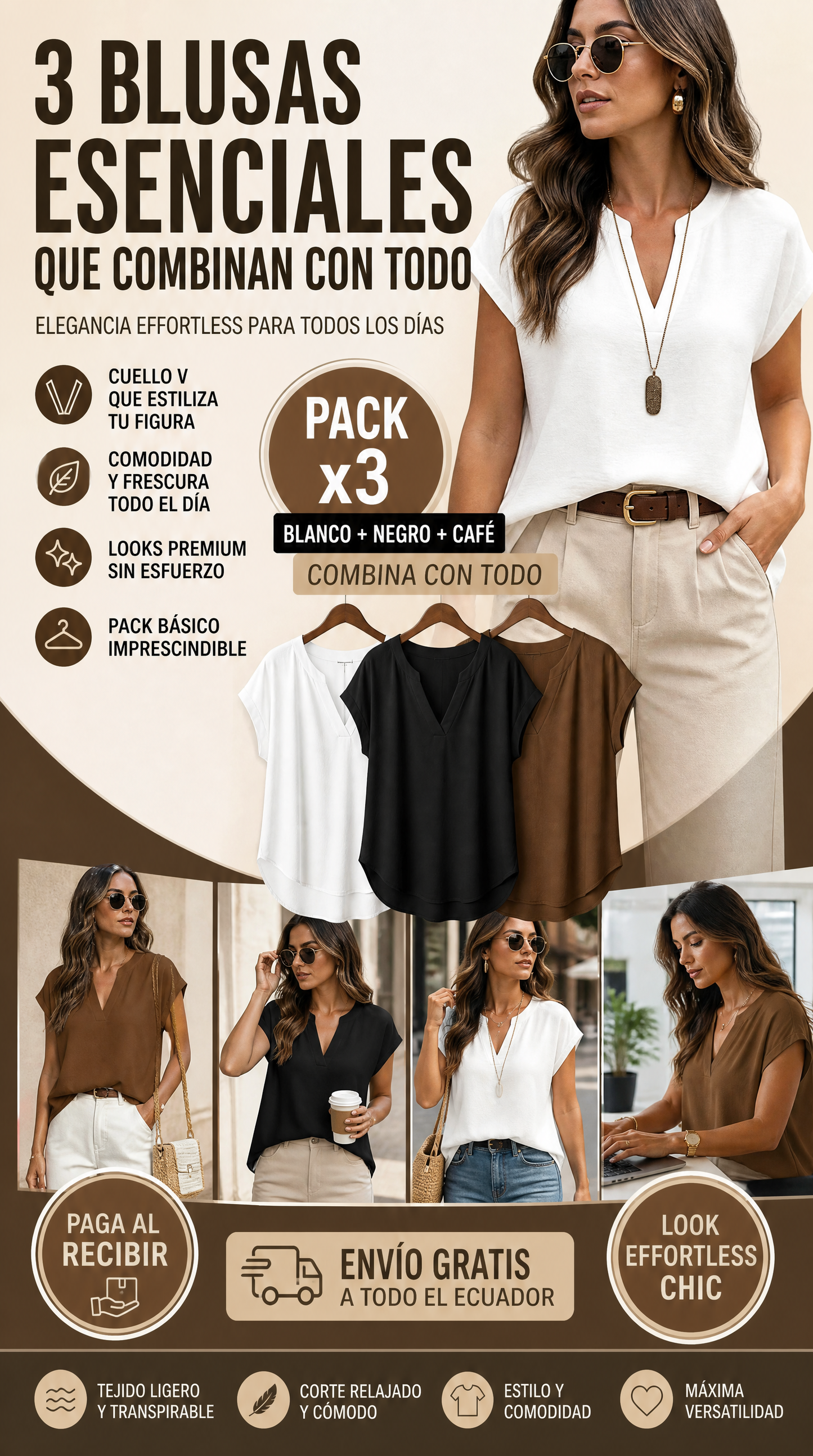 PACK 3 BLUSAS