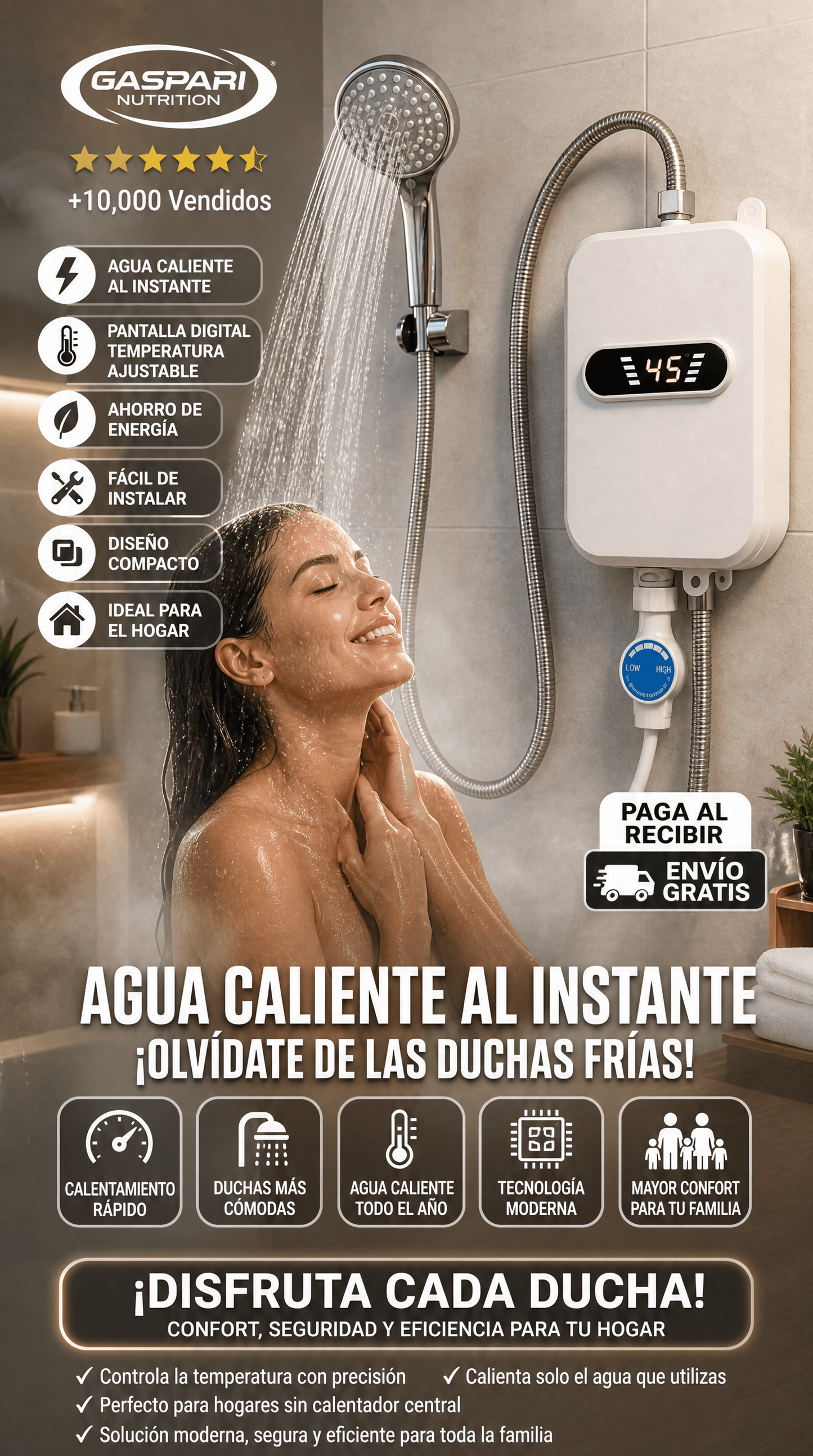 CALENTADOR DE AGUA ELECTRICO