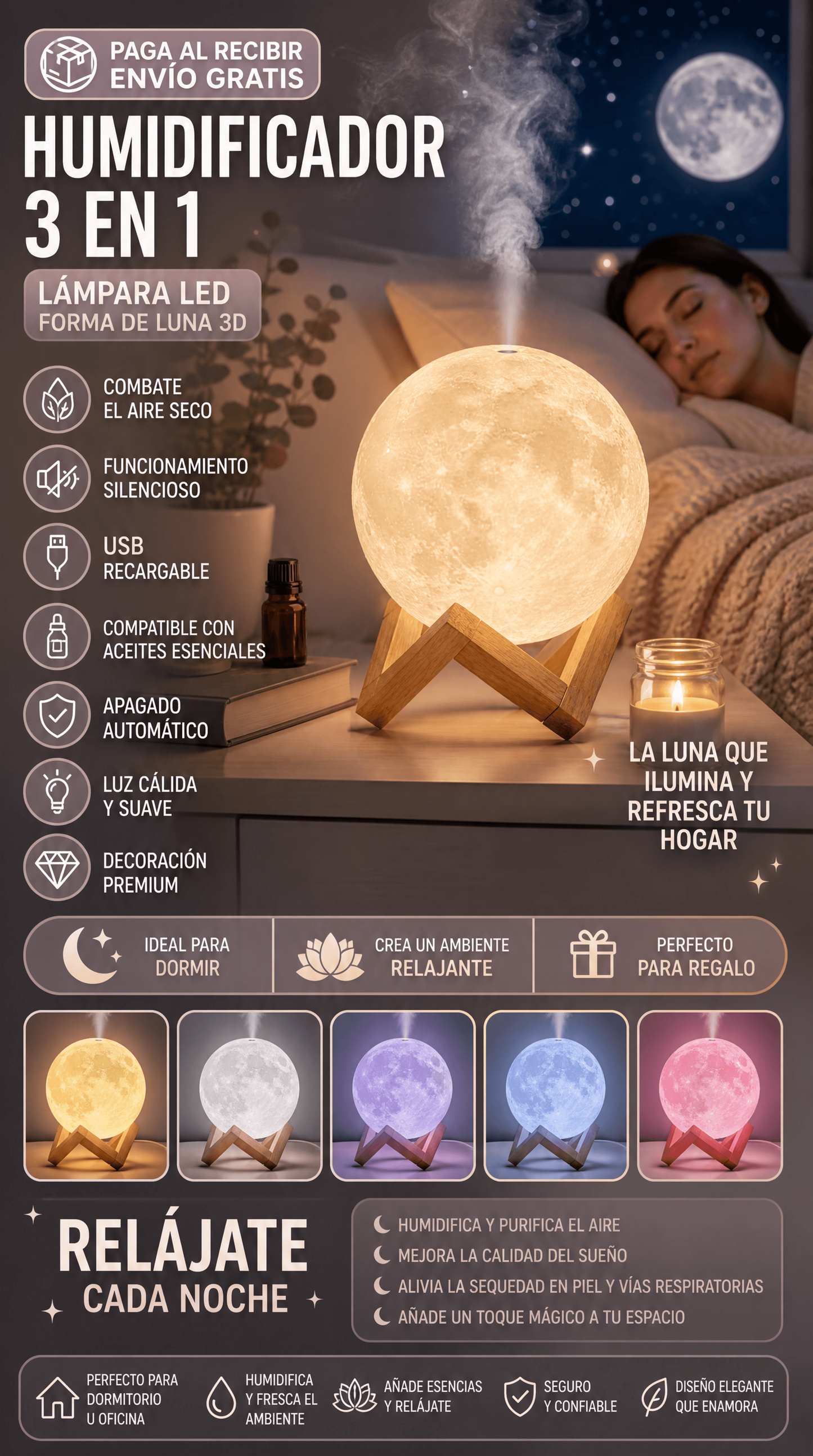 HUMIDIFICADOR DE LUNA