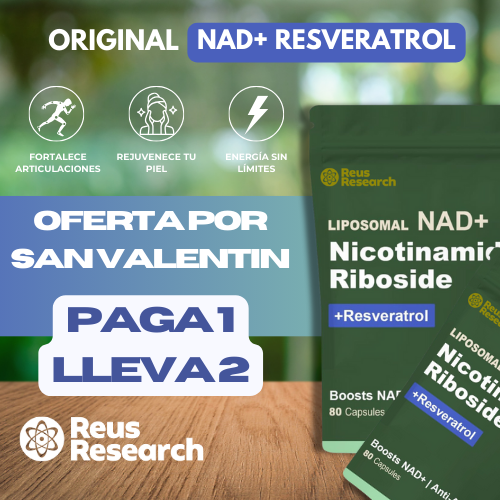 2x1 NAD+ Resveratrol Reus Research™ Original