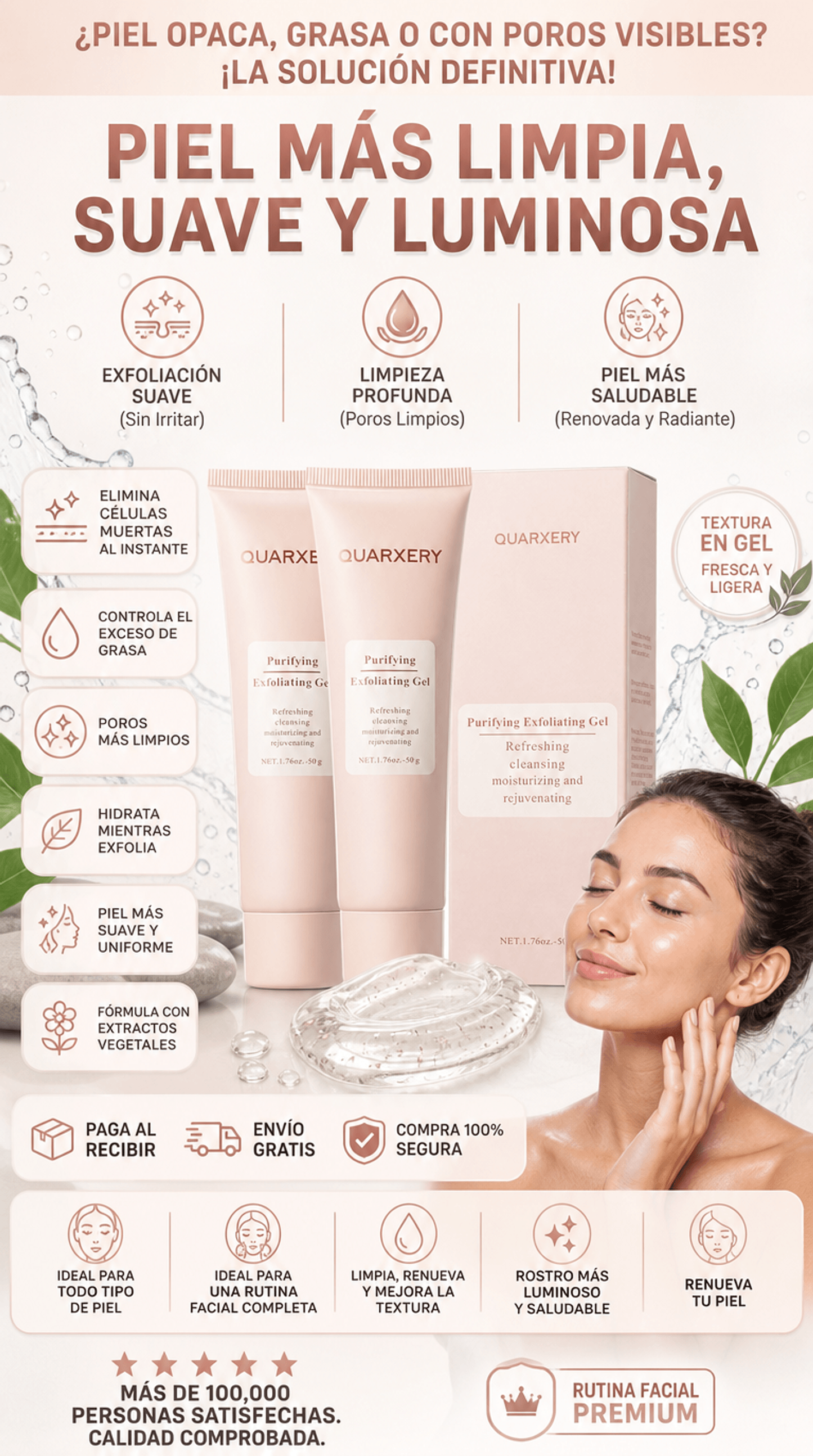 GEL EXFOLIANTE QUARXERY