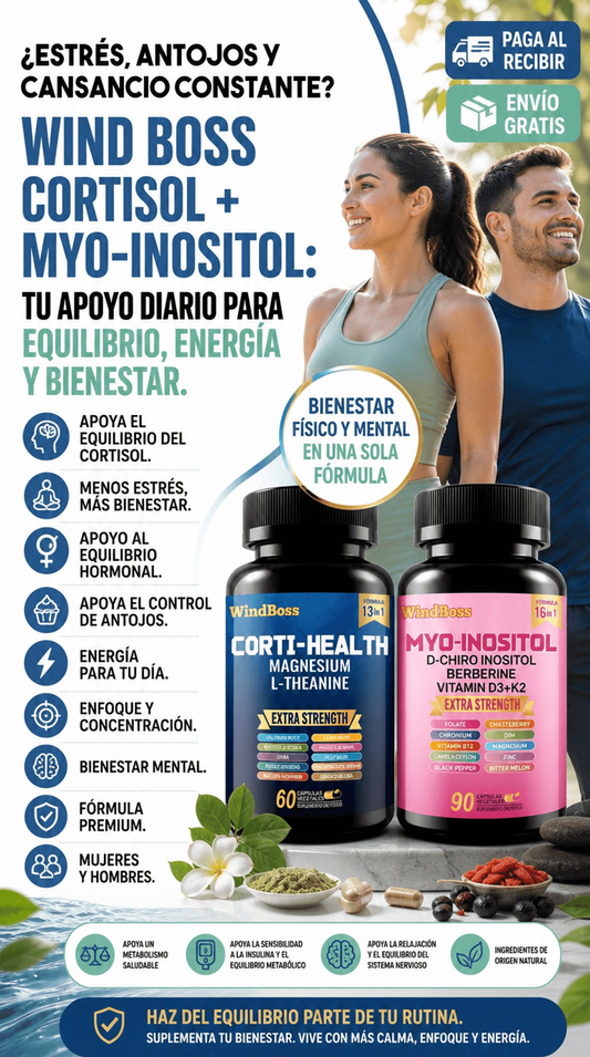 PACK CORTISOL Y INOSITOL