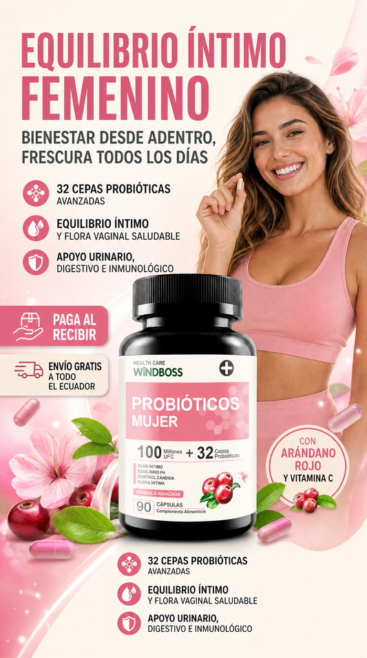 PROBIOTICOS PARA MUJER